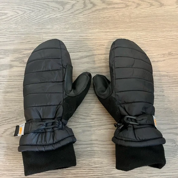Carharrt Black Quilted Mittens - Picture 1 of 4